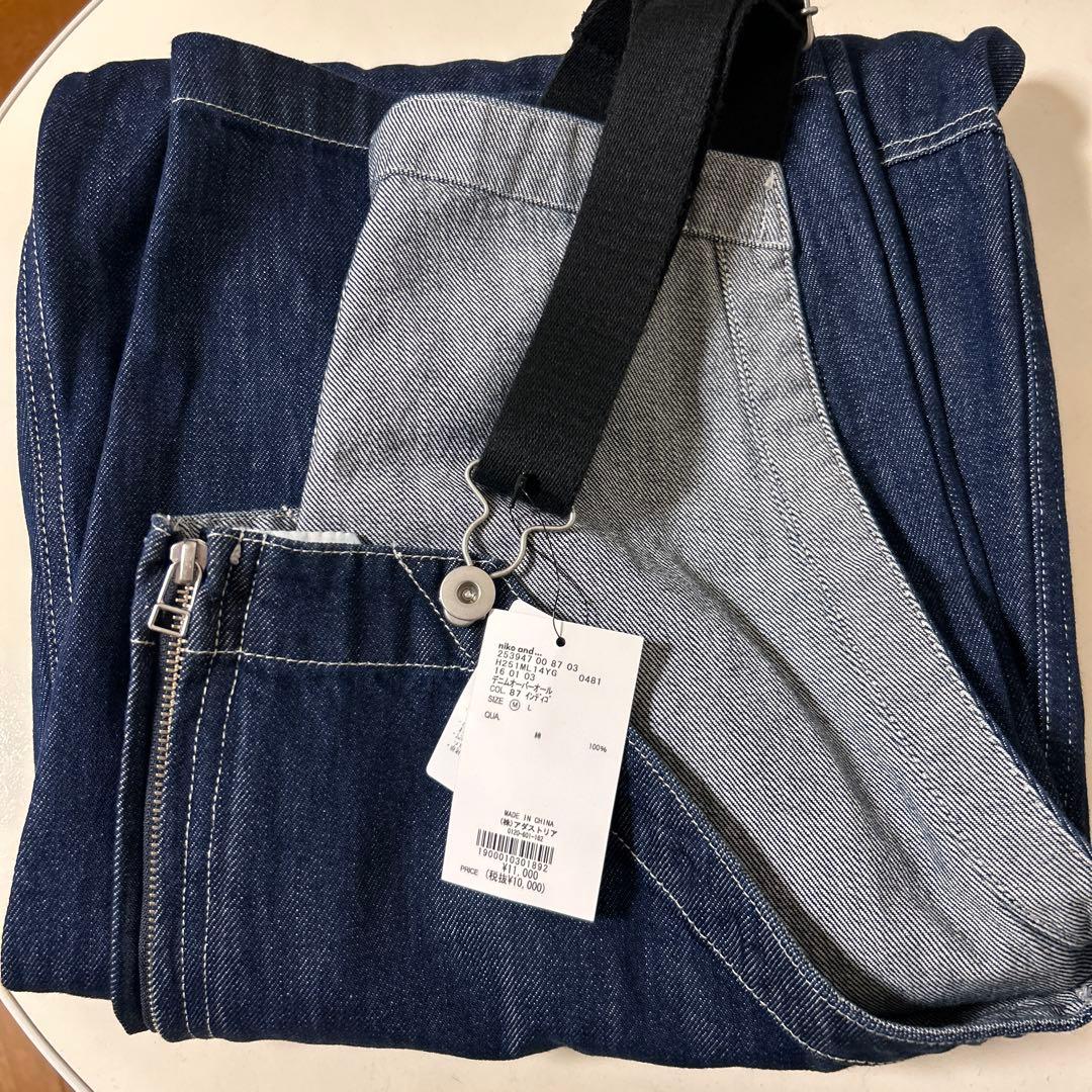新品❣️タグ付き❣️ niko and ... 2025SS　デニムオーバーオール❣️