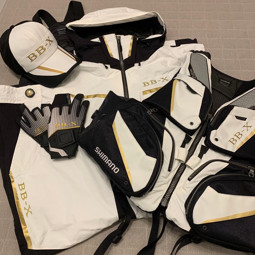SHIMANOシマノBB-Xレインスーツフローティングベストキャップグローブ