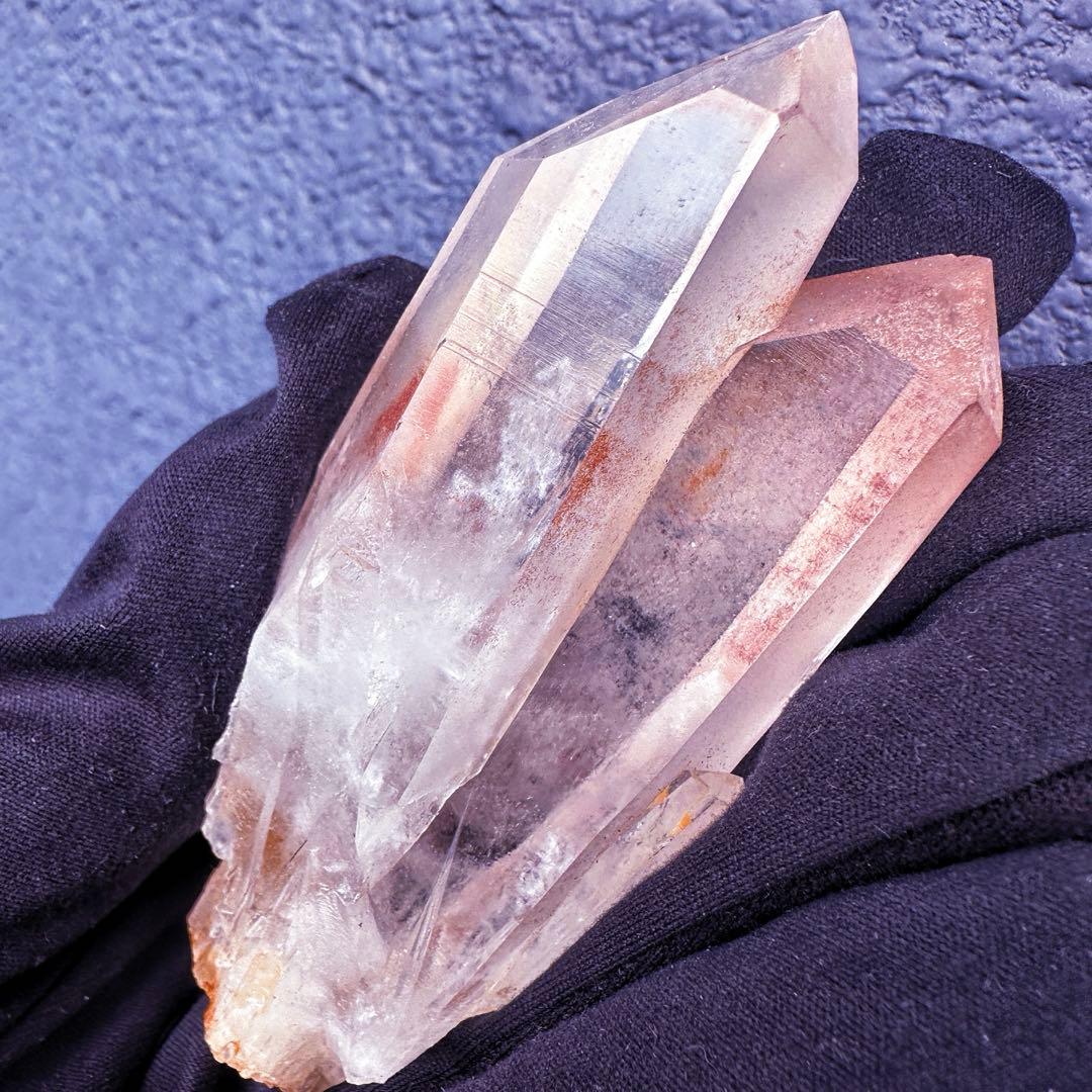 希少❗️高透明度❗️超綺麗♡超強いパワー ピンクヒマラヤ クラスター天然石A1501