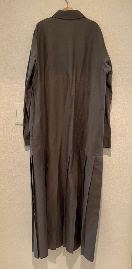 ギャルリーヴィー　コットンシルクシャツワンピース