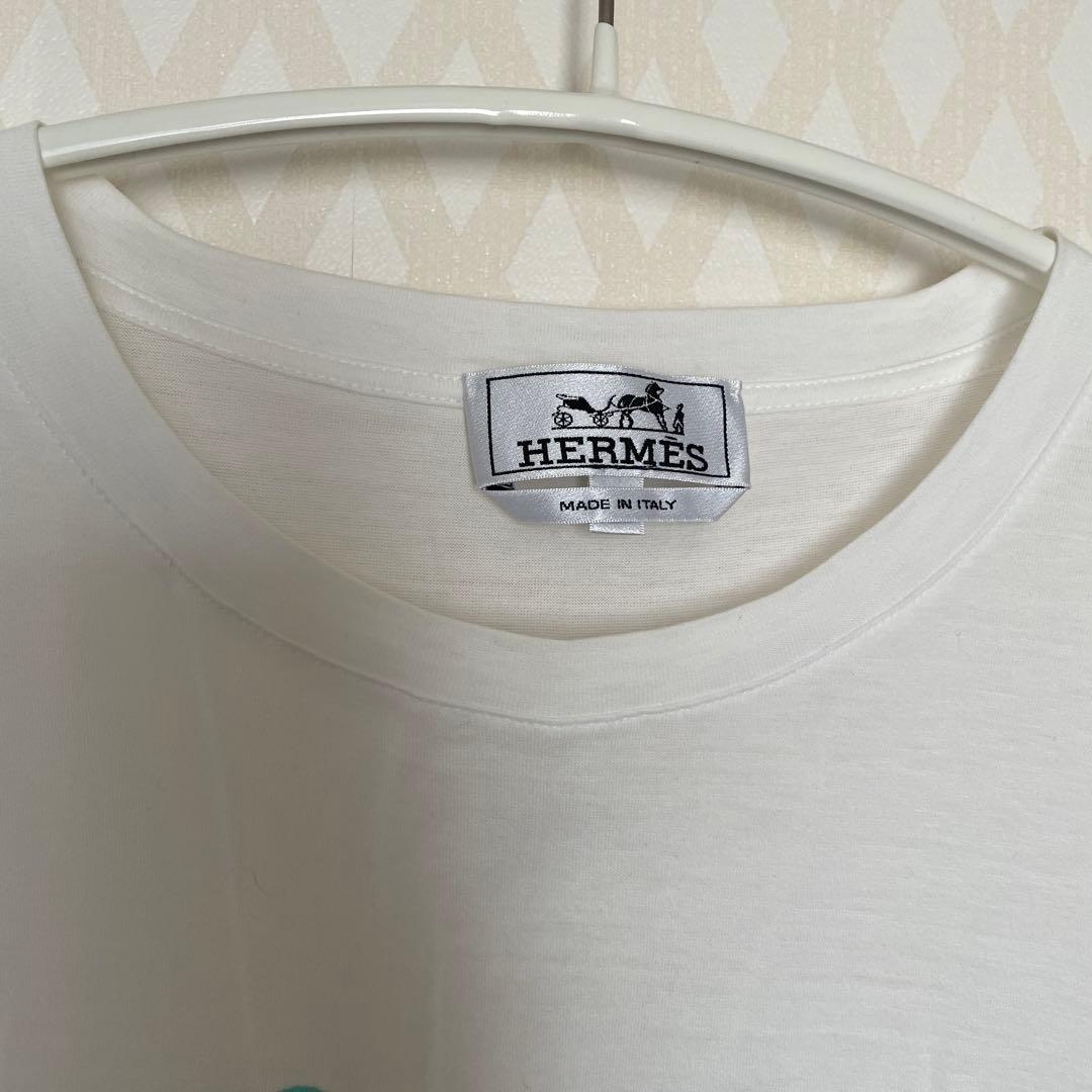 エルメス　メンズ　ロゴTシャツ