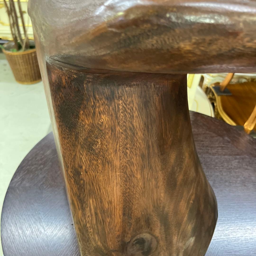 【アジアン】◇手型スツール◆置き物としても◇木彫り◆