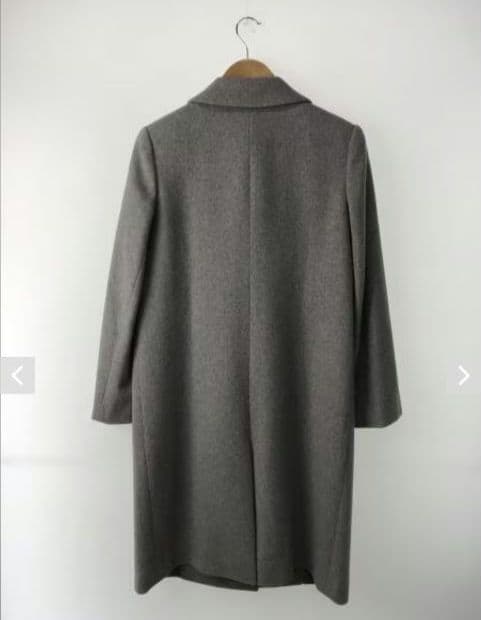セオリーリュクス　ダブルチェスターコート　38　グレー