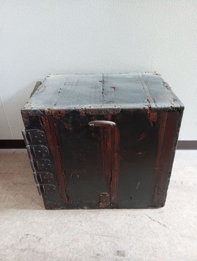 船箪笥 小タンス 和箪笥 小引出 古民家 インテリア 木製 家具 金庫 小物入