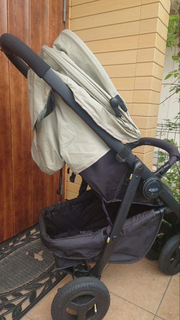 Graco グレコ　A型 3輪ベビーカー バギー レインカバー付