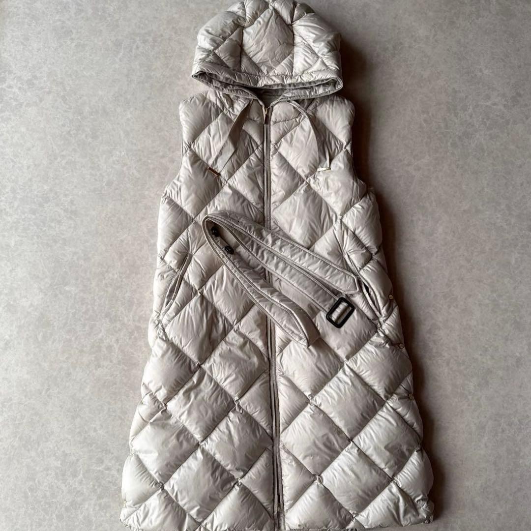 MaxMara THE CUBE テクニカルキルティング ロングジレ42