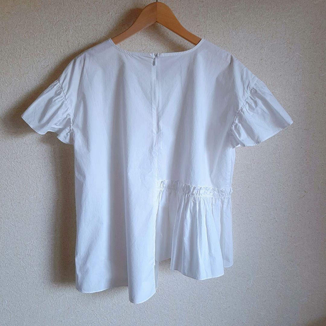 Dignite collier ブラウス&BEARDSLEYパール釦ギャザーBL