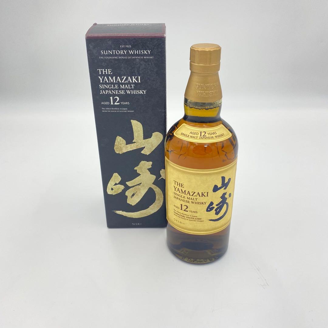 【未開】山崎 12年 シングルモルトウイスキー 700ml 43%