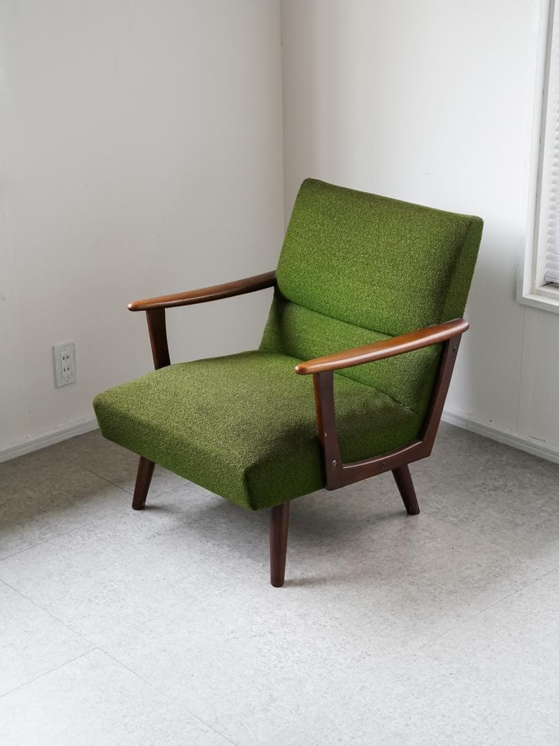 60-70's vintage ラウンジチェア/ 1Pソファ　ミッドセンチュリー