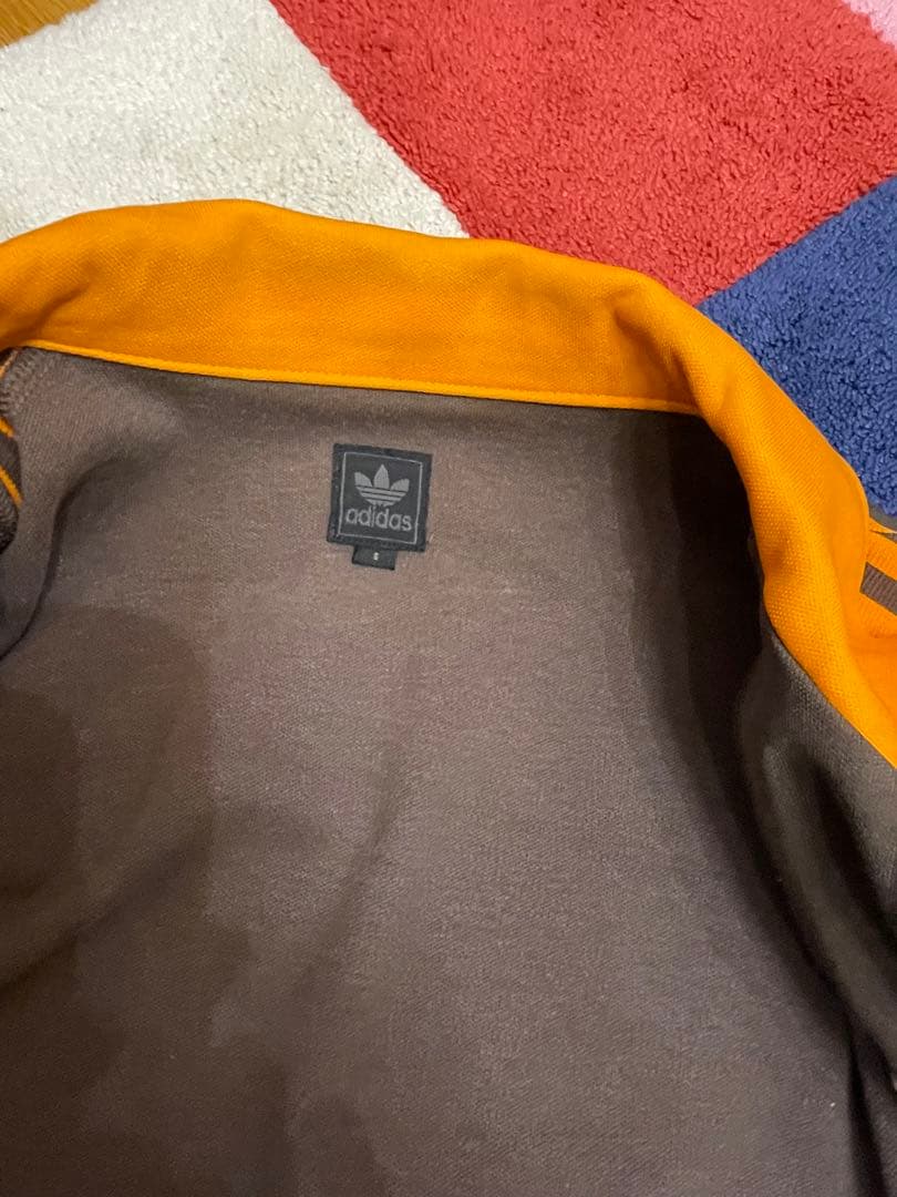 adidas アディダス ジャージ トラックジャケット オレンジ　当時物