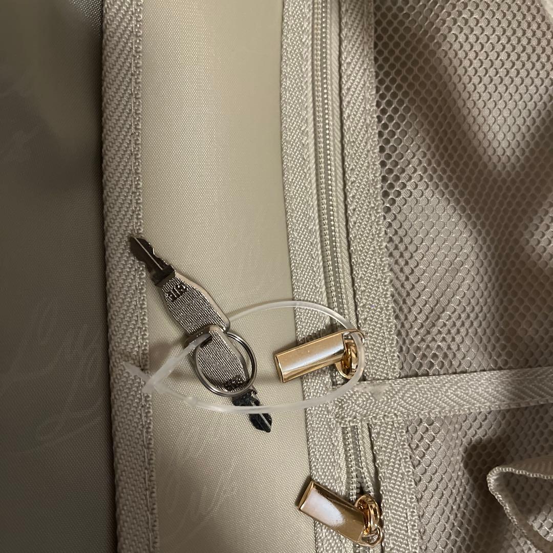 （美品）LUNALUX グラデーションブルー キャリーケース　ミニトランク付き