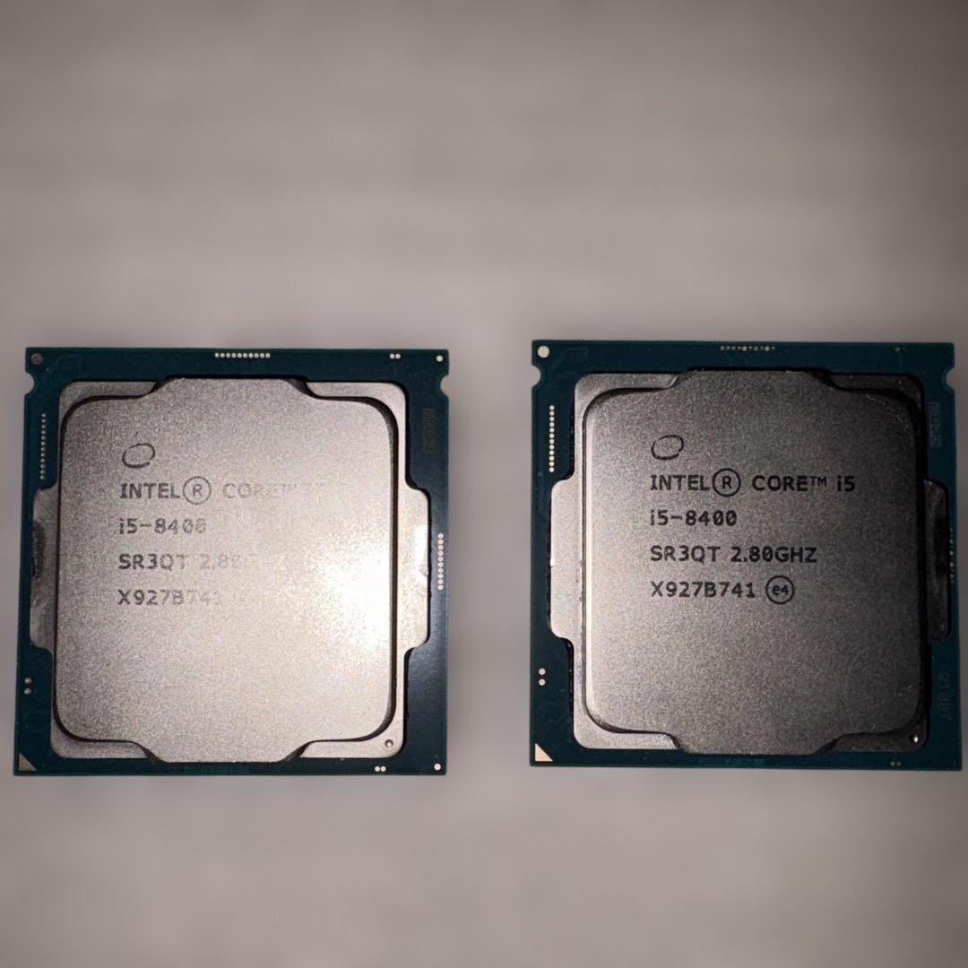 Intel Core i5-8400 CPU 2個セット
