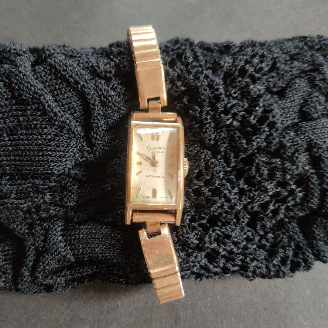 アンティーク　DENRO 18K レディース　腕時計