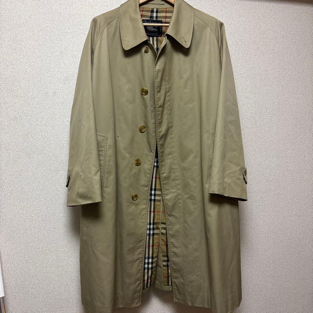 burberry バーバリーステンカラーコート　一枚袖　vintage 80s