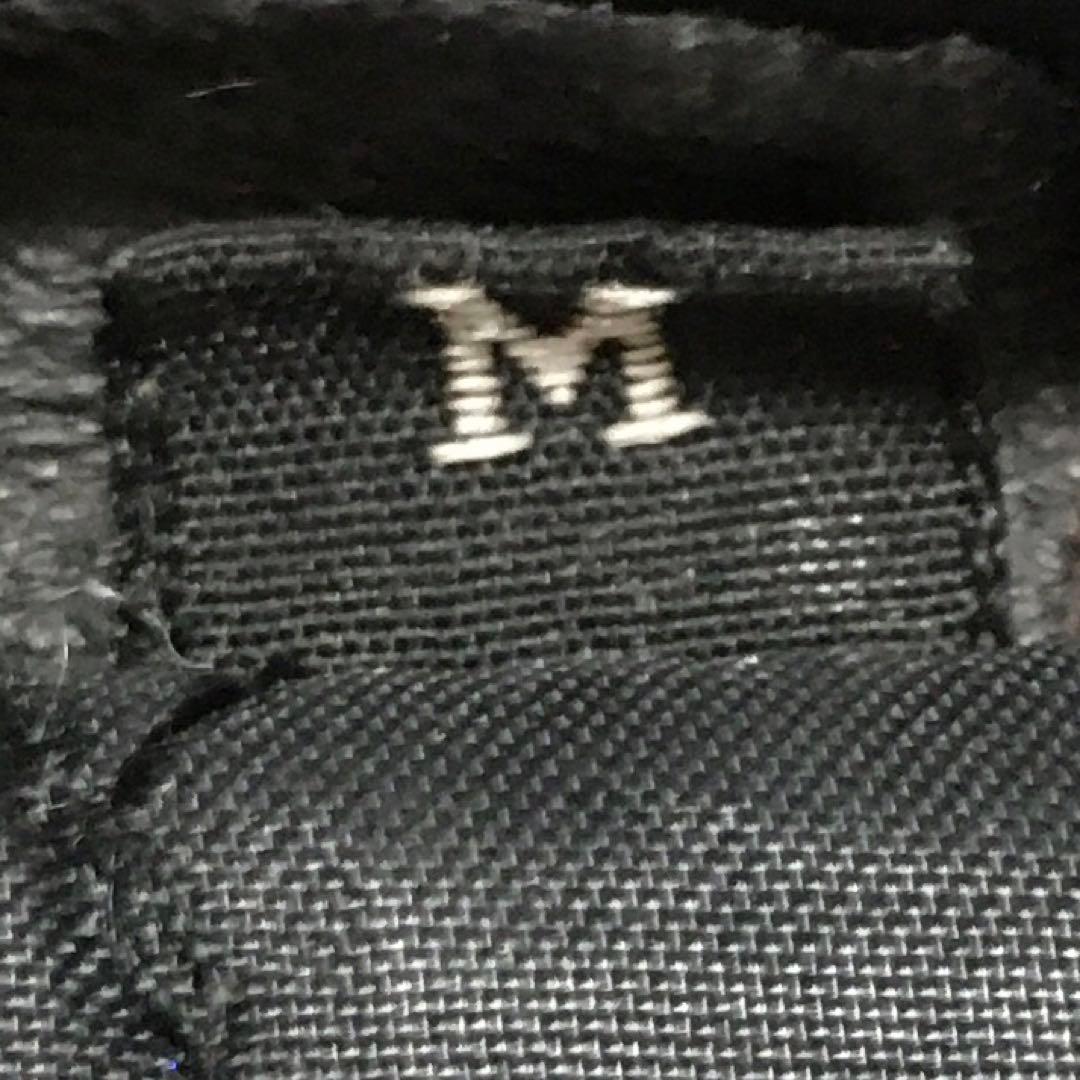 【個性派古着】デザイン革ジャン　牛革　ツヤあり　黒　短丈　ファスナー式　メンズM