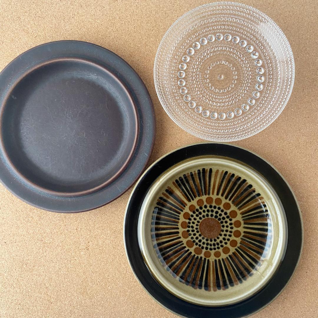 ARABIA KOSMOS コスモス Φ17.5 ヴィンテージ プレート 6枚