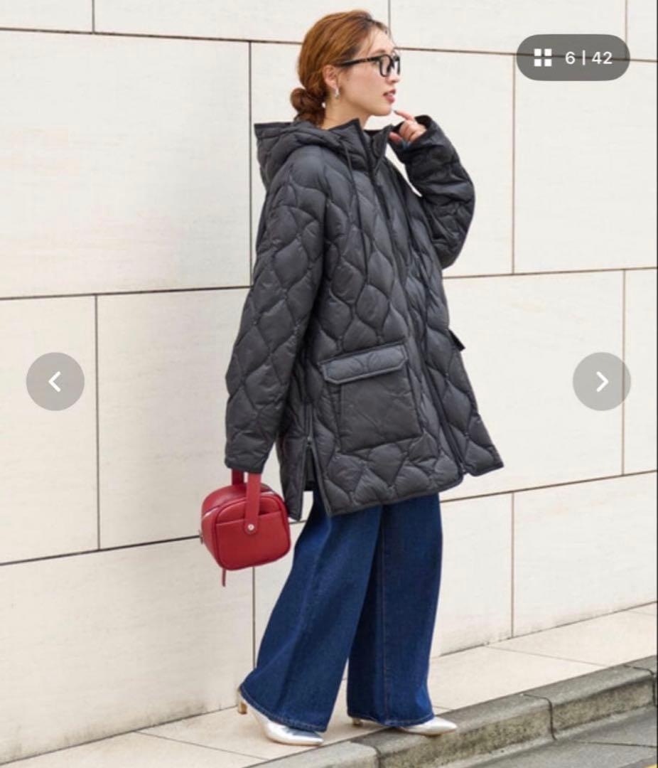 TAION × FREAK'S STORE 別注　フードミドル丈　ダウンコート