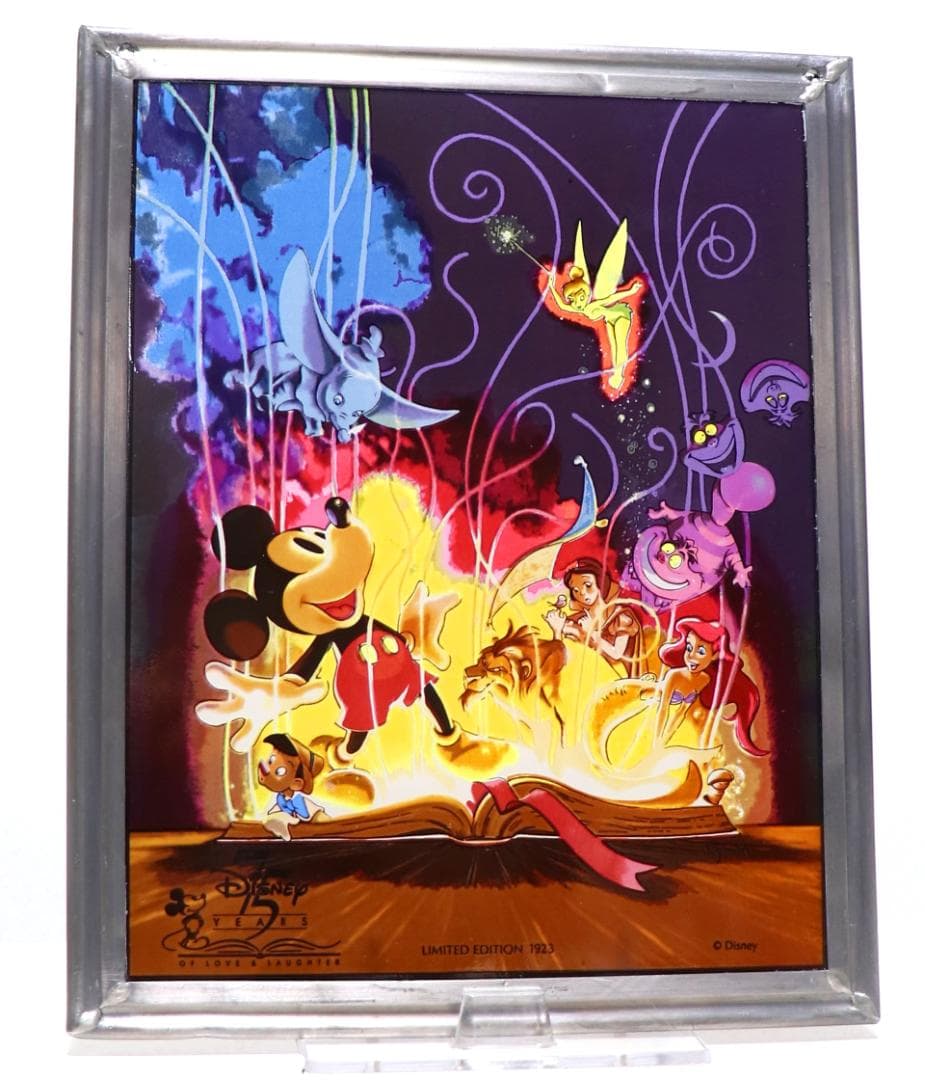ディズニー公式 75周年限定 ヴィンテージ ステンドグラス 廃版 限定ミッキー