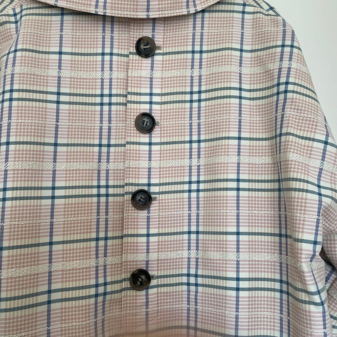 ジルスチュアート　アンドレアチェックトレンチコート　S　浜辺美波さん　ドラマ着用