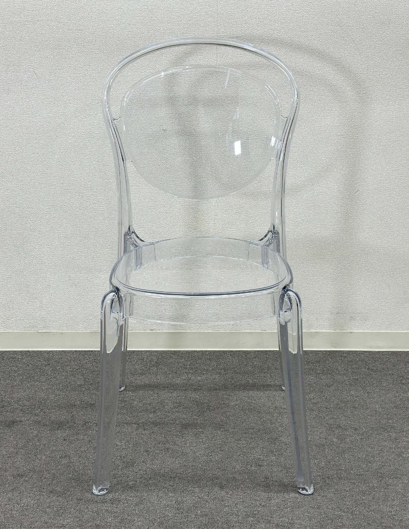 ■カリガリス■パリジェンヌ　ダイニングチェア　トランスペアレント　スタッキング