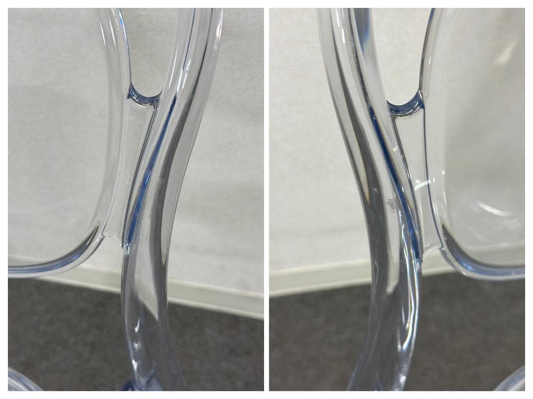 ■カリガリス■パリジェンヌ　ダイニングチェア　トランスペアレント　スタッキング