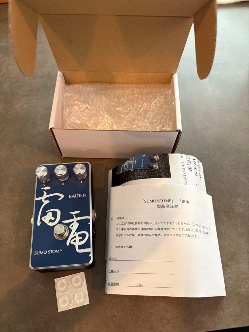 tomo　未使用　Sumo Stomp 雷電　ファズ　ギターエフェクター