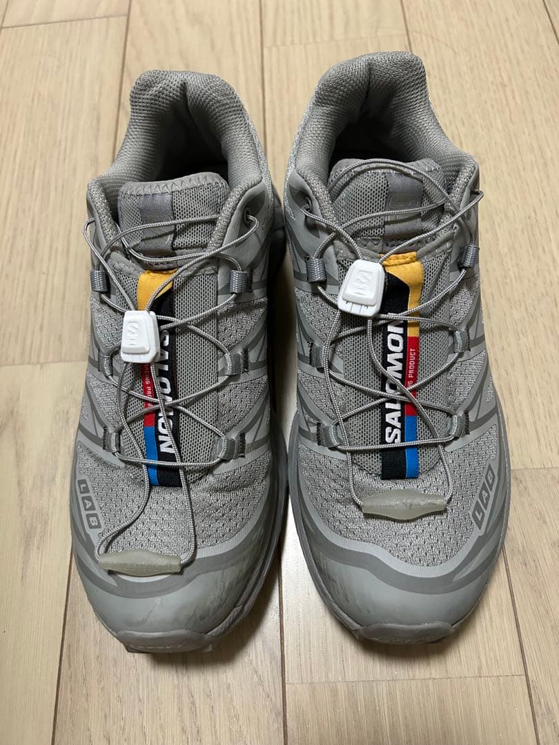 サロモン salomon xt-6 グレー 23.5cm