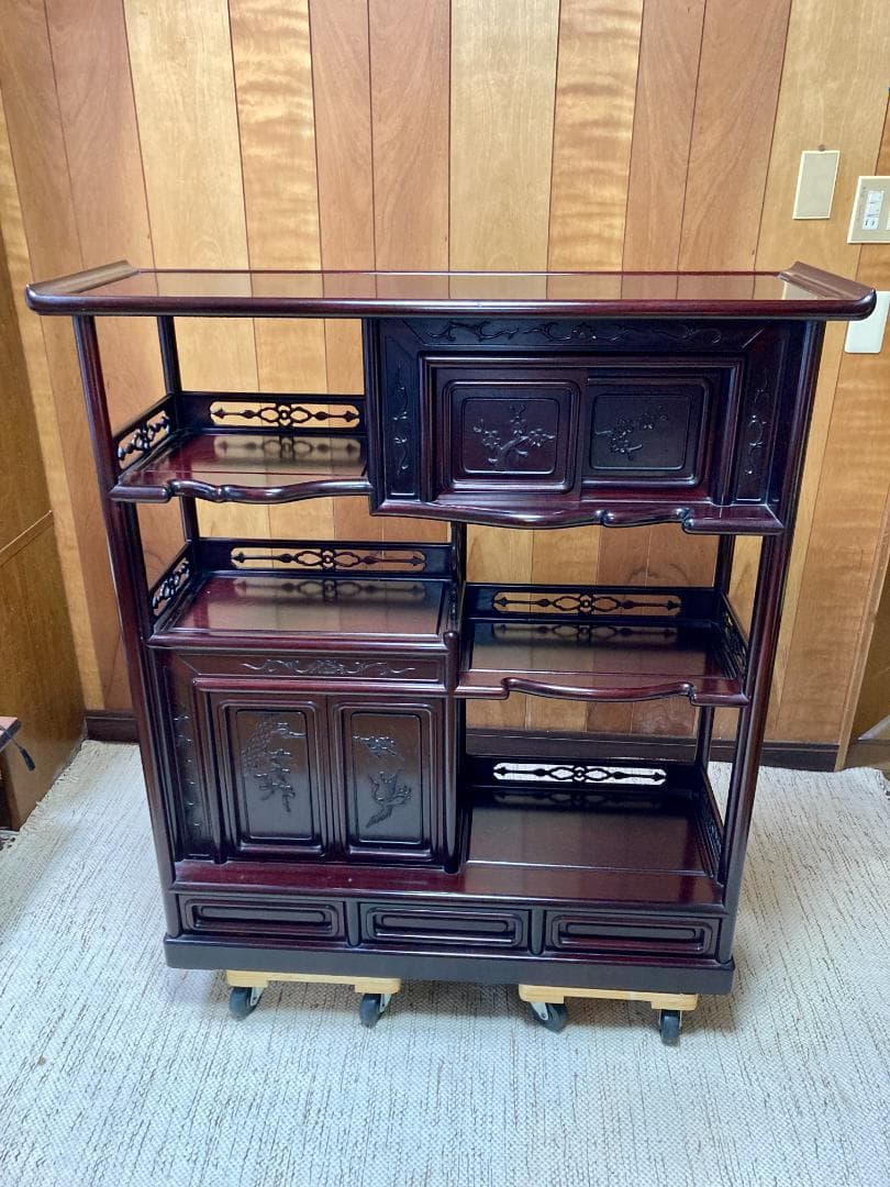 【直接引取限定】 飾り棚 アンティーク家具