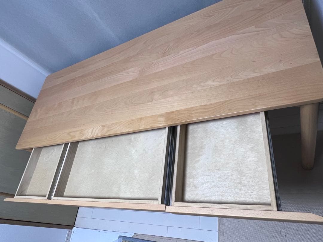 無印良品 ブナ材デスク 幅160cm