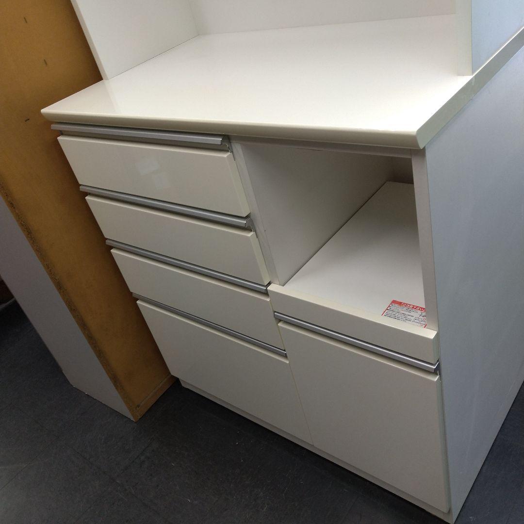 ニトリ 食器棚 90cm幅 白(直接取引限定)