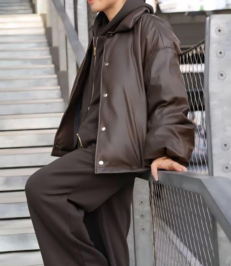 今季　新品特価　[CALUX/キャラクス] SHORT COACH JACKET