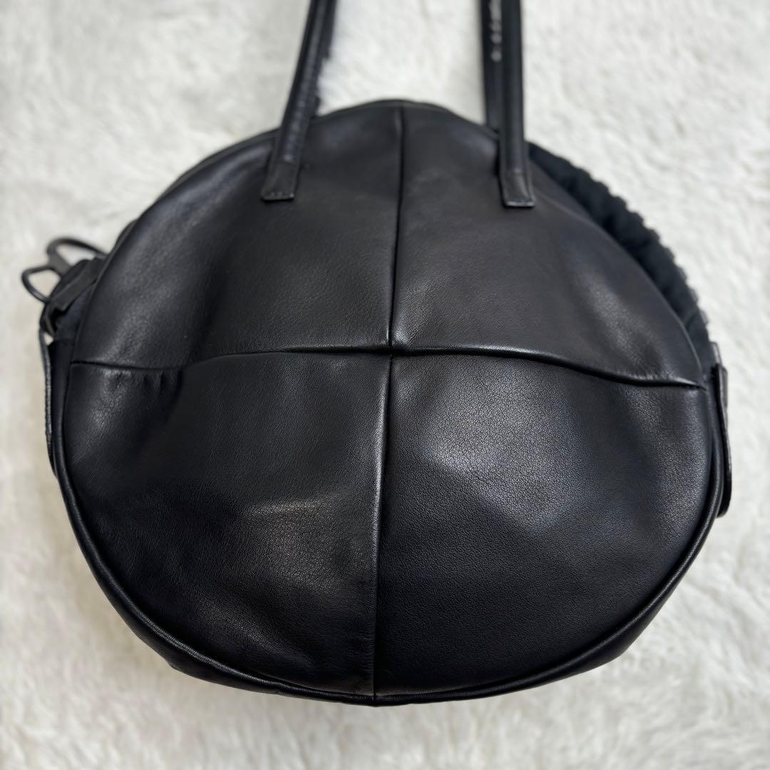 未使用に近い✨kawa-kawa カワカワ レザー サークルトート トートバッグ