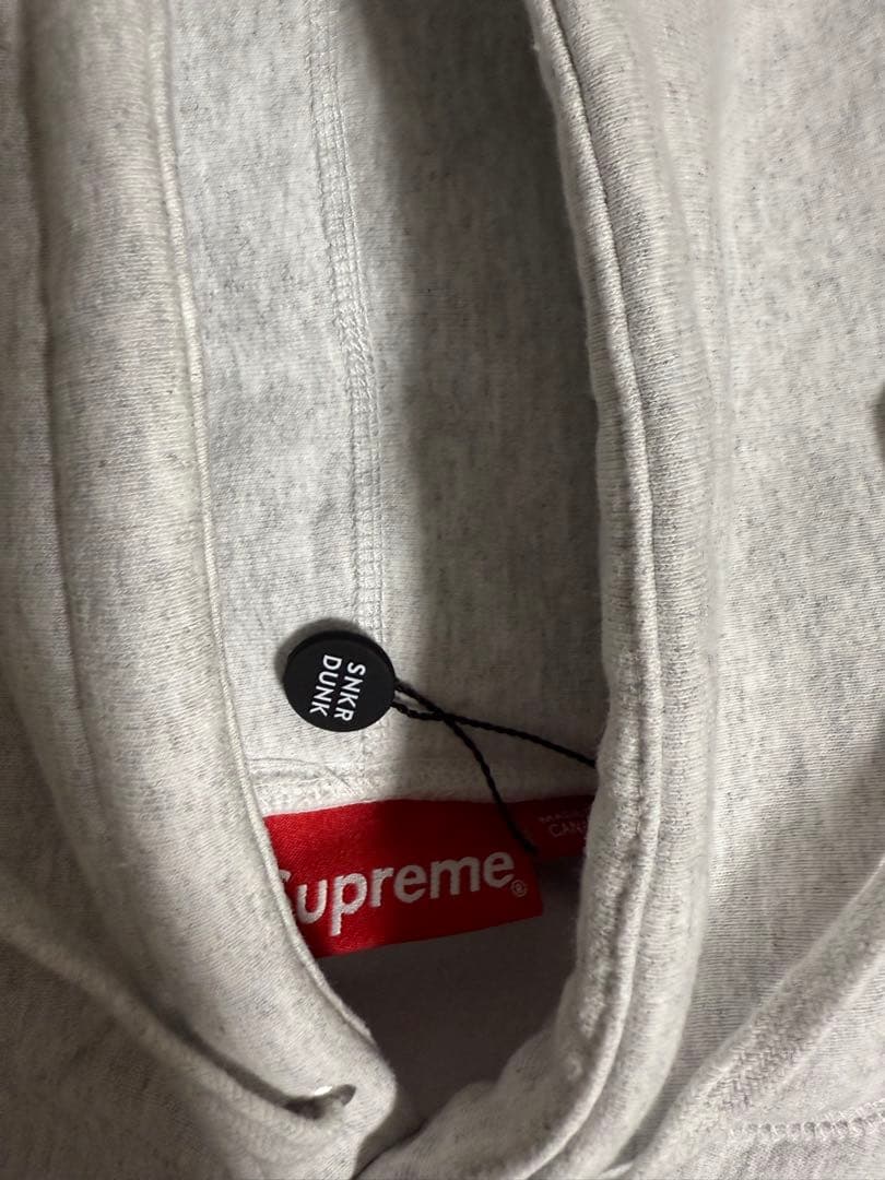 Supreme box logo hooded XL 2023 カモ　グレー