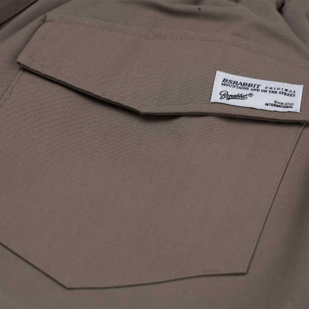BSRABBIT スーパーワイドパンツ　ブラウン