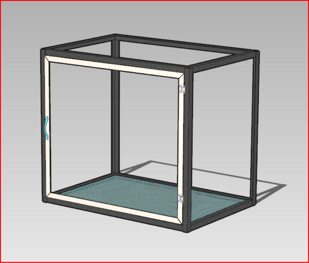 あた様見積もり用、温室フレーム、扉付き