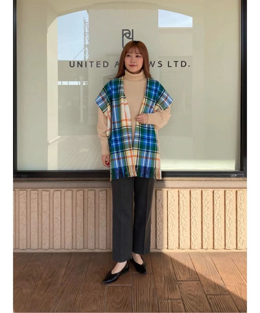 【別注】新品★ 大判ストール チェック Joshua Elliss ¥30800