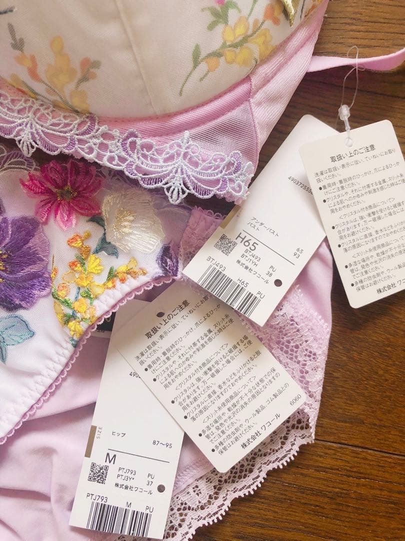 【サルート】♡希少H65 プッシュアップブラ　ショーツセット93Gニューヨーク