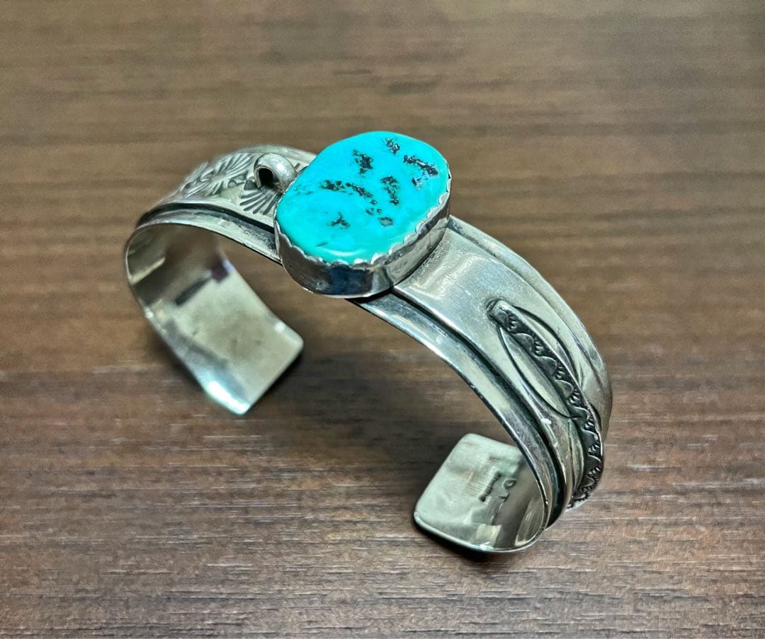 navajo ナバホ ターコイズ シルバー バングル ブレスレット ジュエリー