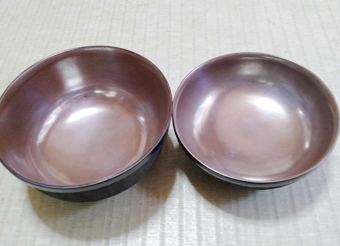 乾漆銀地　蓋つき煮物椀