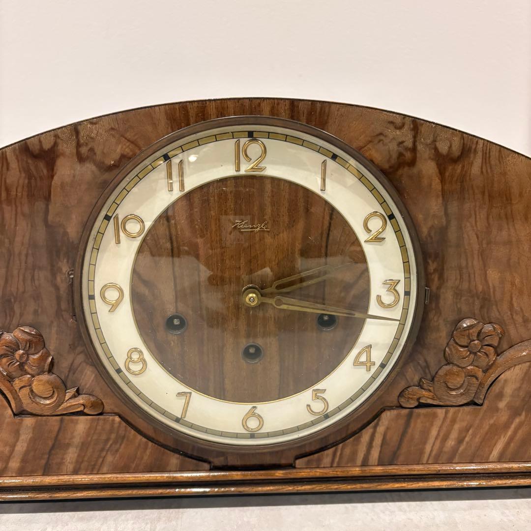 置き時計　ドイツ製　original KIENZLE ドイツ製 機械式時計