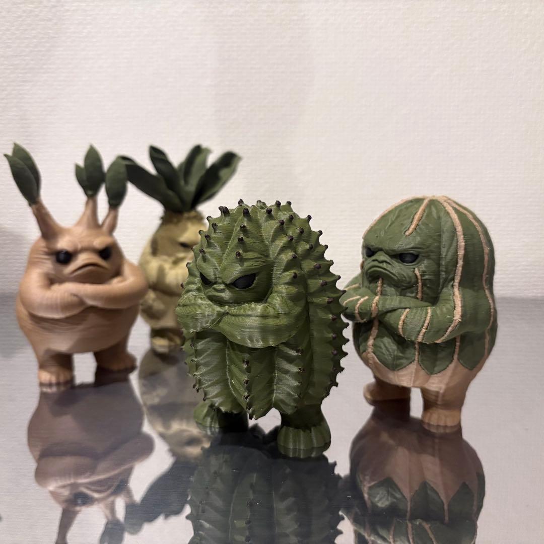 多肉植物・塊根植物フィギュア XS サイズ 6体セット