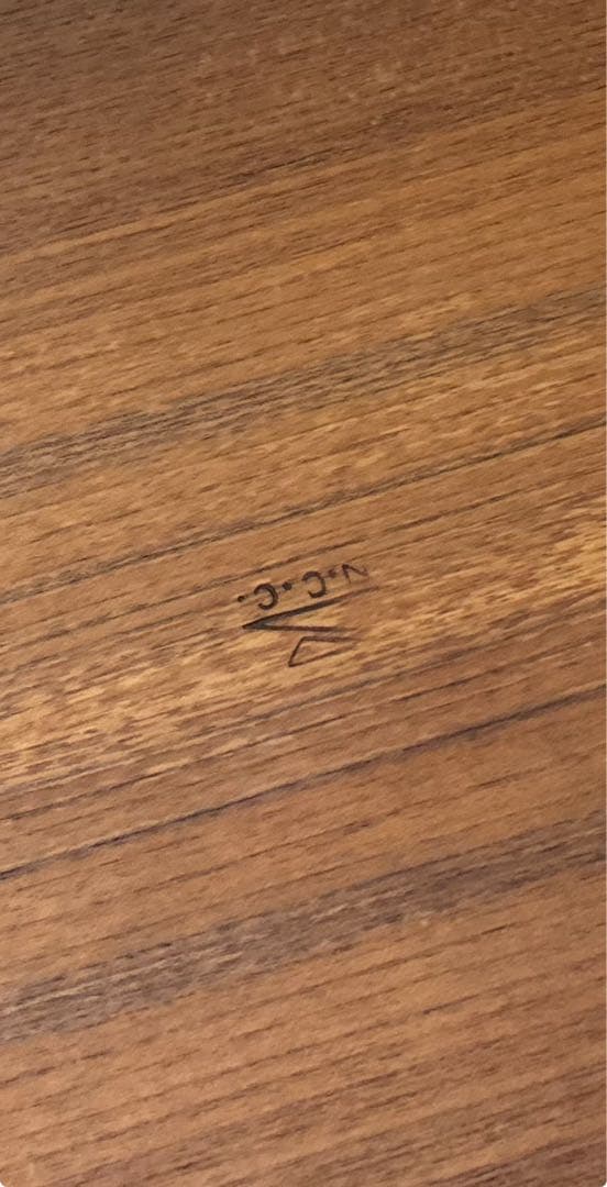 N.C.C 青峰重倫 チークプライウッドトレイ ヴィンテージ