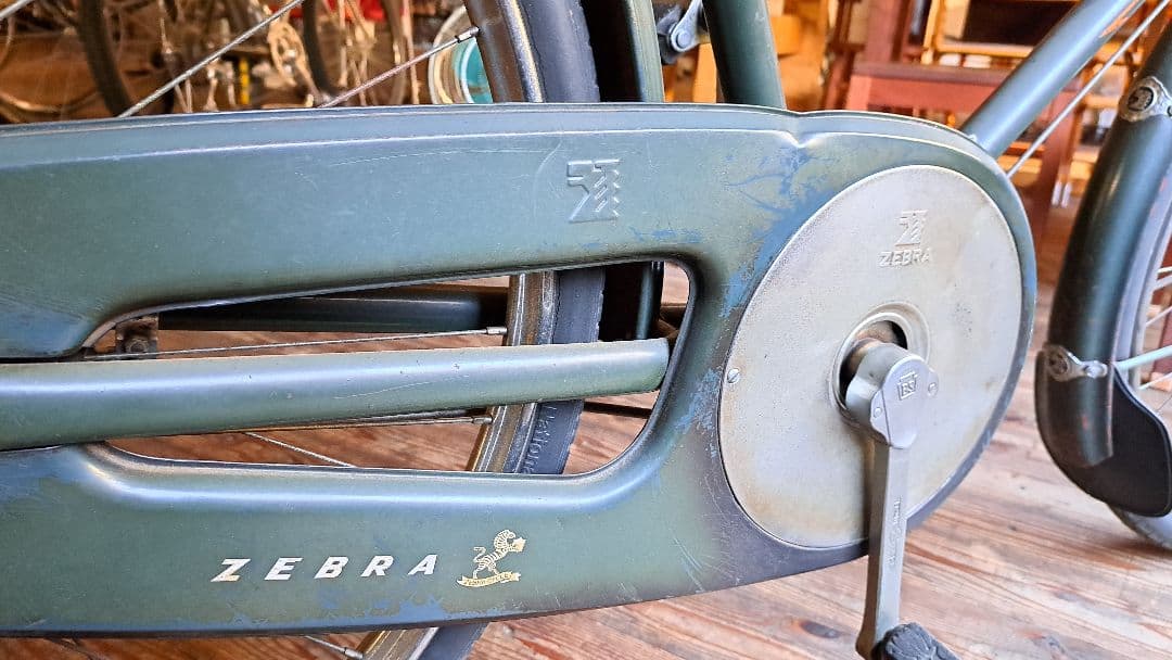 ZEBRAサイクル　ゼブラ自転車　実用車　昭和