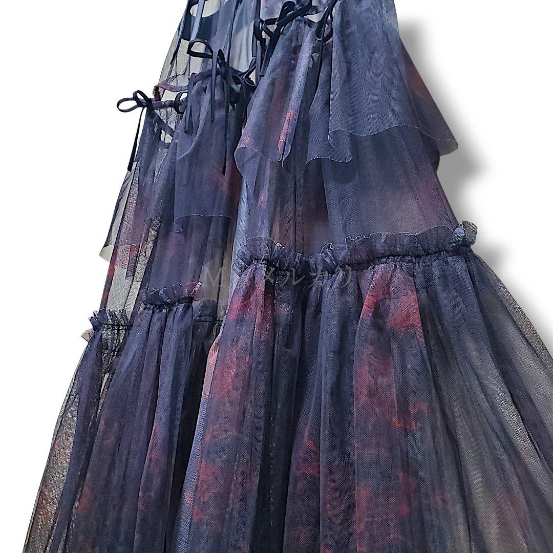 即完売美品✨サスツキチュールベルトスカートHAREハーネスシアーレイヤード春ハレ