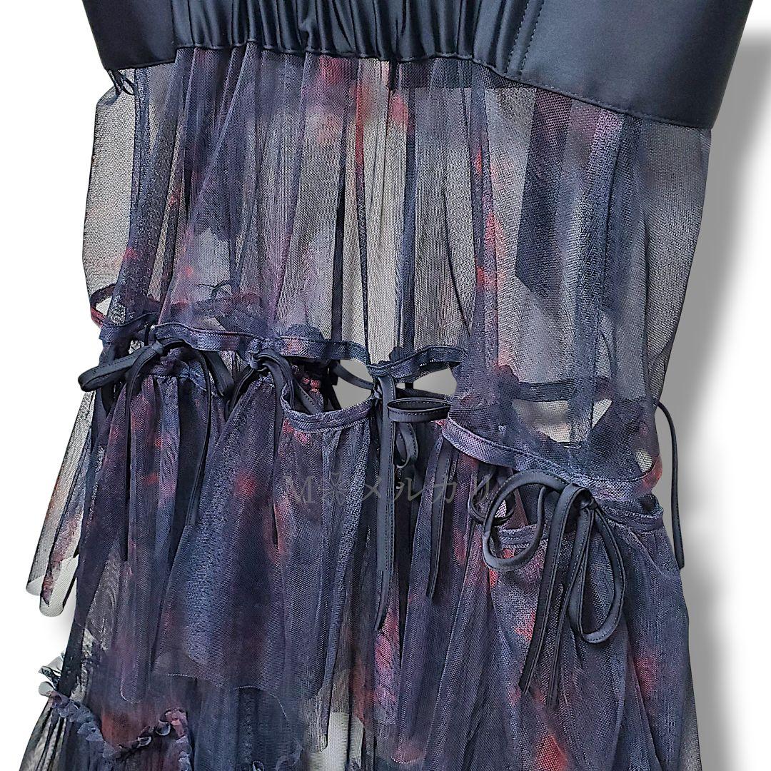 即完売美品✨サスツキチュールベルトスカートHAREハーネスシアーレイヤード春ハレ