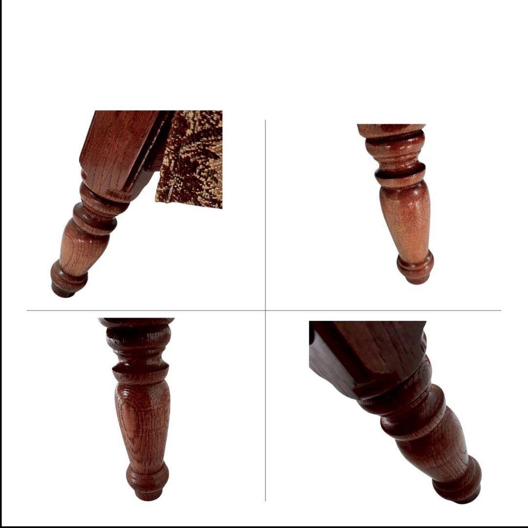 【極美品】柏木工 かしわ 木製アームチェア 2脚セット 花柄 椅子 飛騨家具