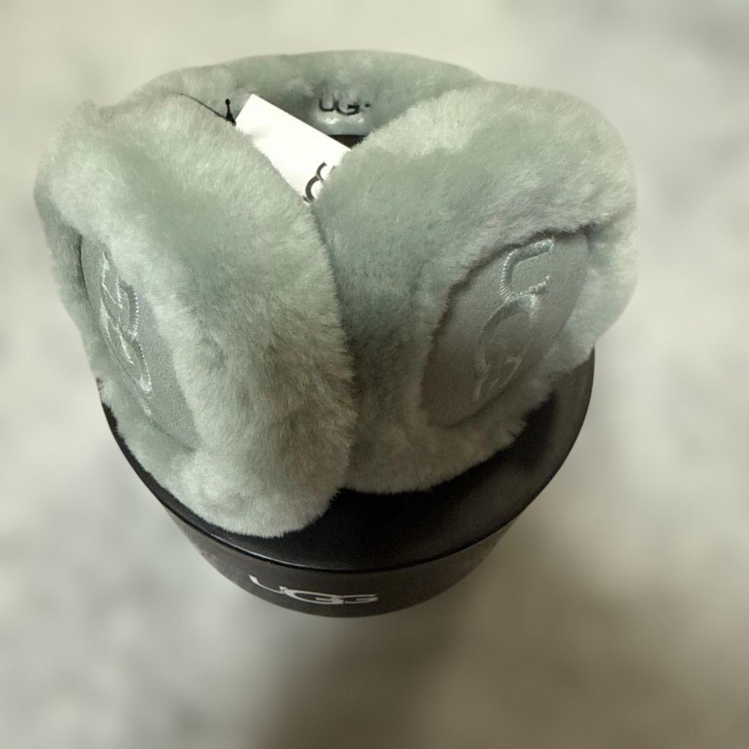 UGG グレー 耳あて・イヤーマフ　グレーミント色