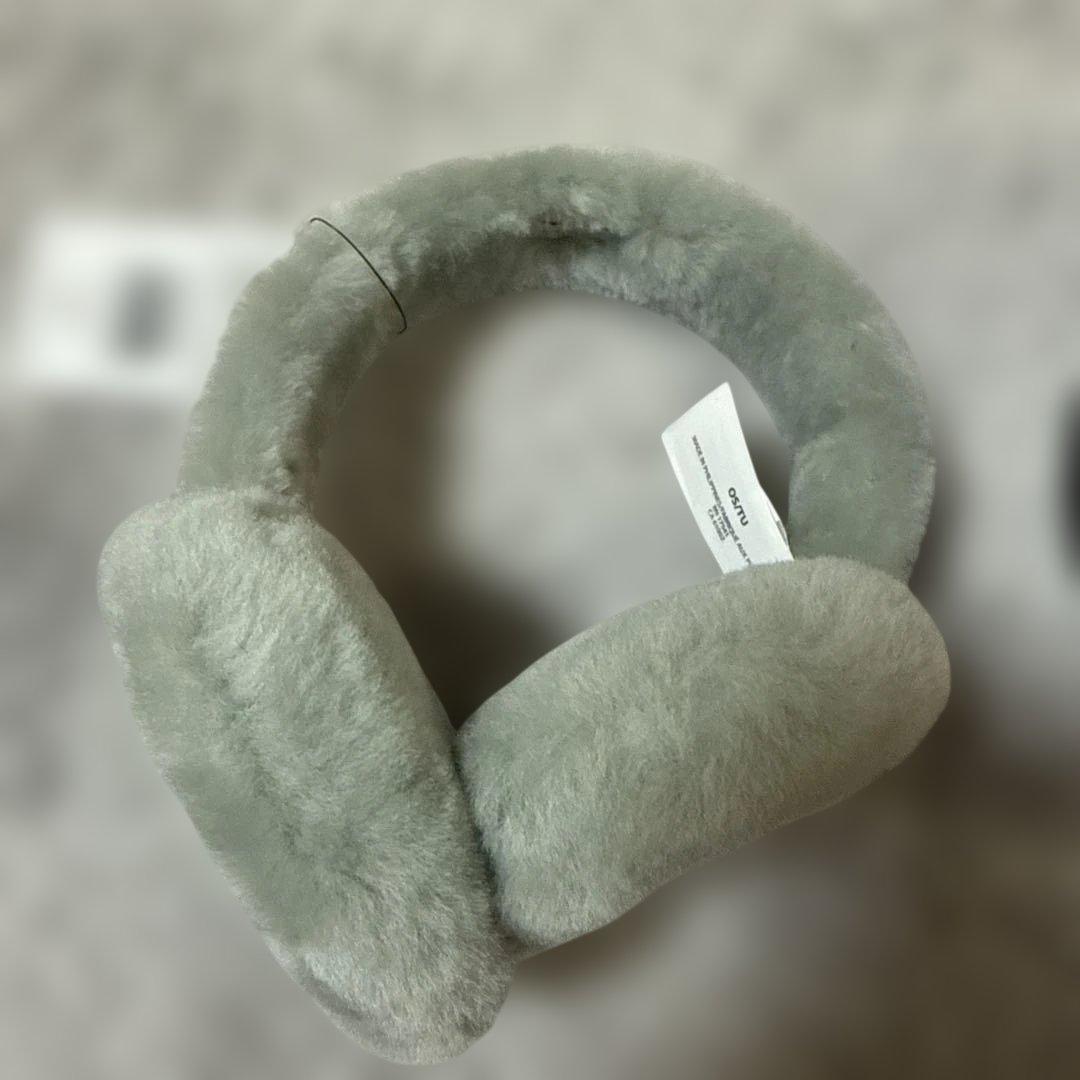 UGG グレー 耳あて・イヤーマフ　グレーミント色