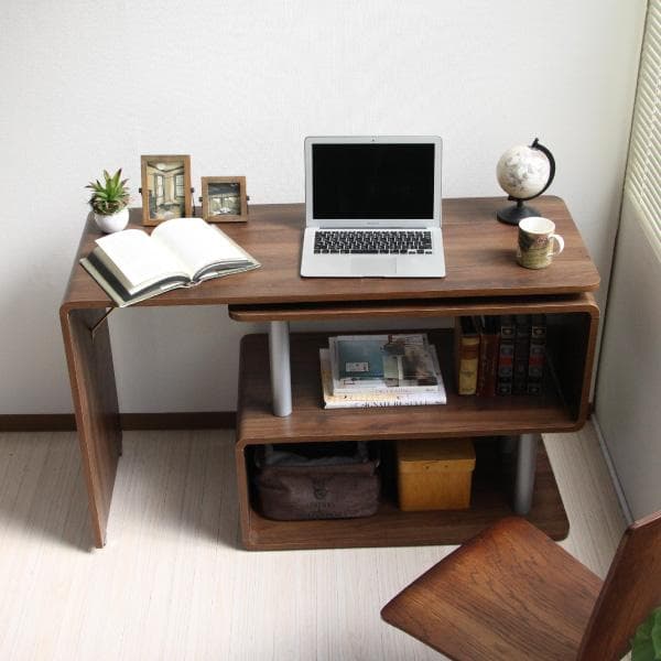 《新品・送料無料》パソコンデスク L字型 コーナー 回転 幅120cm