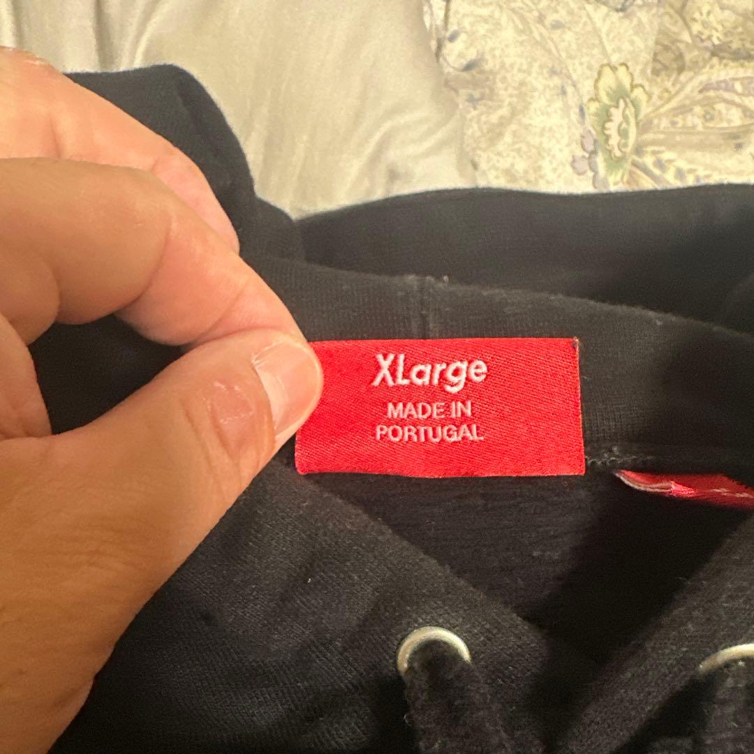 SUPREME ゴールド刺繍 パーカー XL ブラック